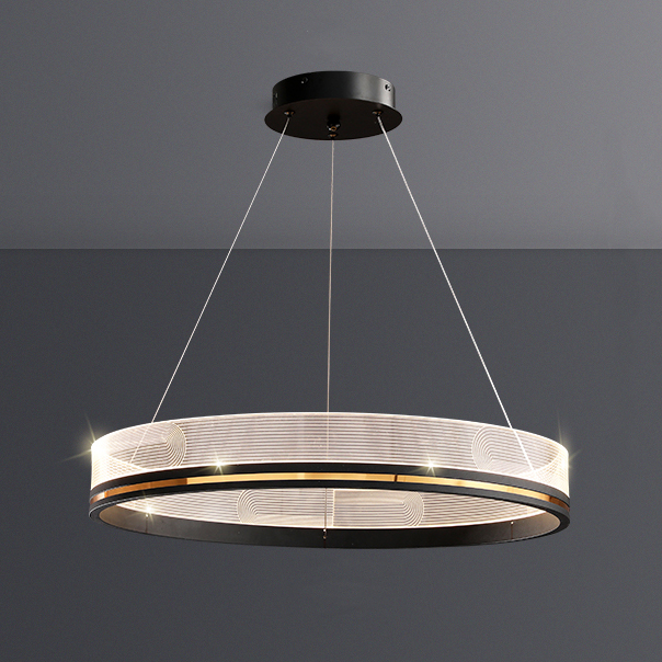 Подвесная люстра DILEMMA D80 Black by ImperiumLoft