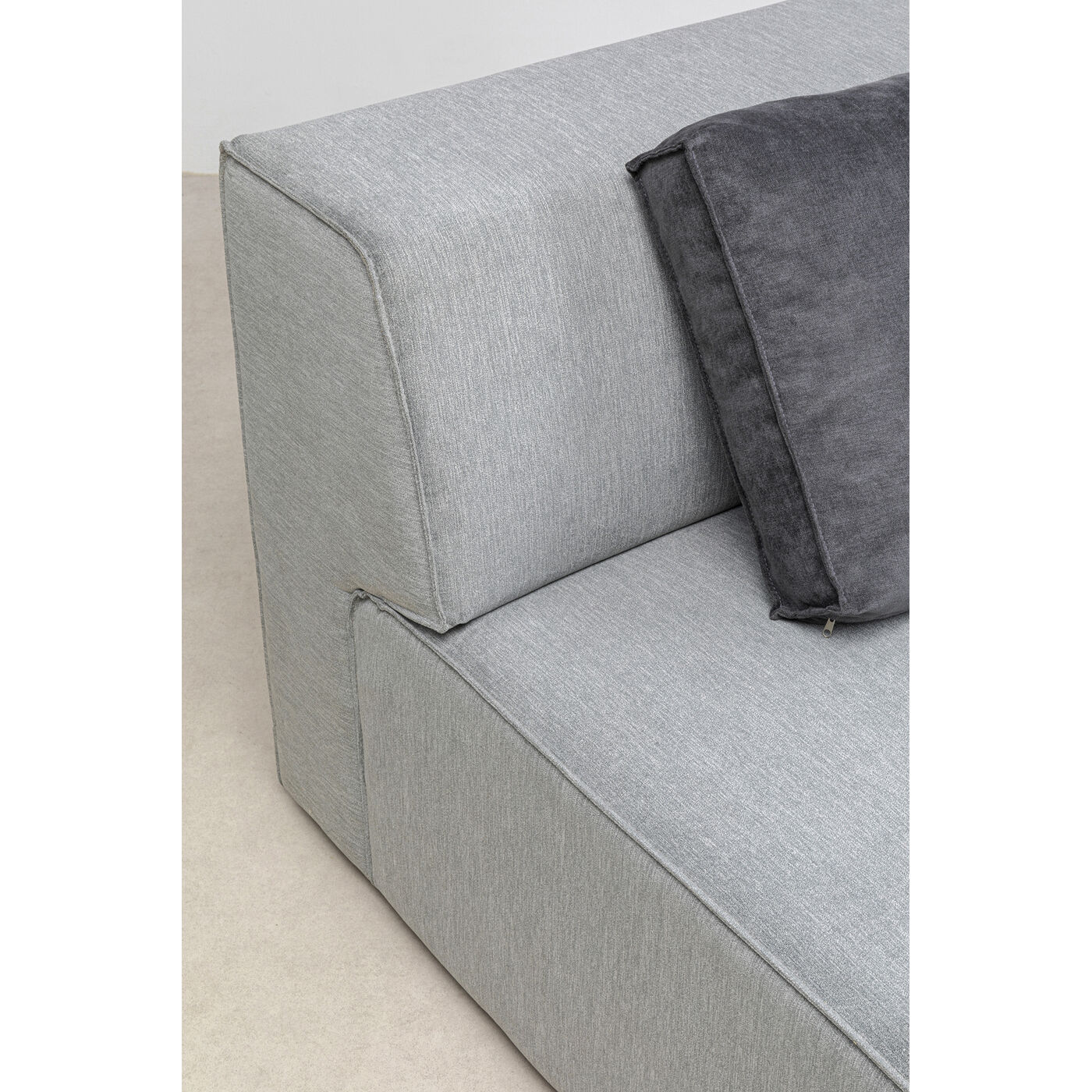 Оттоманка правостороняя Semi Infinity Elements Grey Right KARE 82399