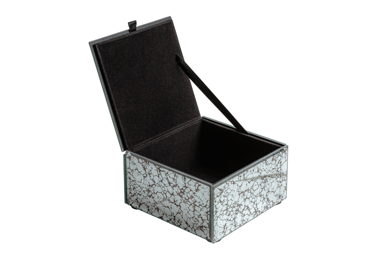 Шкатулка стеклянная "Винтаж" Garda Decor KFJ236