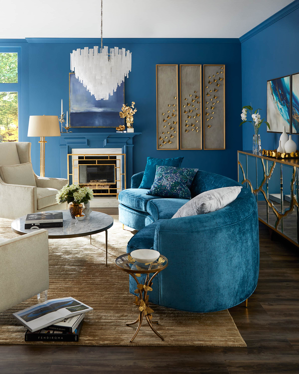 Серебряная люстра Дидро Louvre Home JJ10211-16D nickel