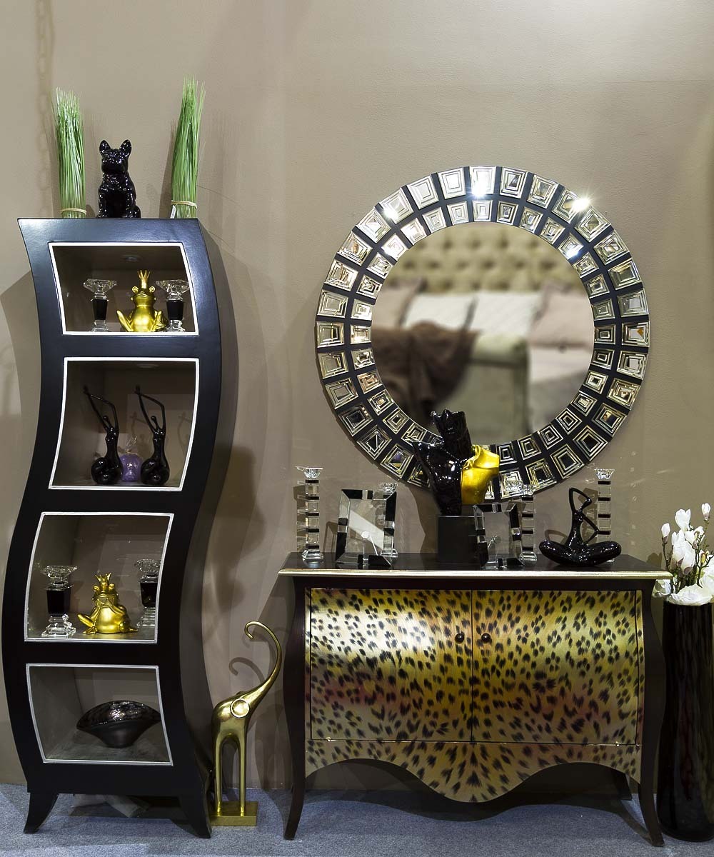 Зеркало декоративное круглое Garda Decor KFH302