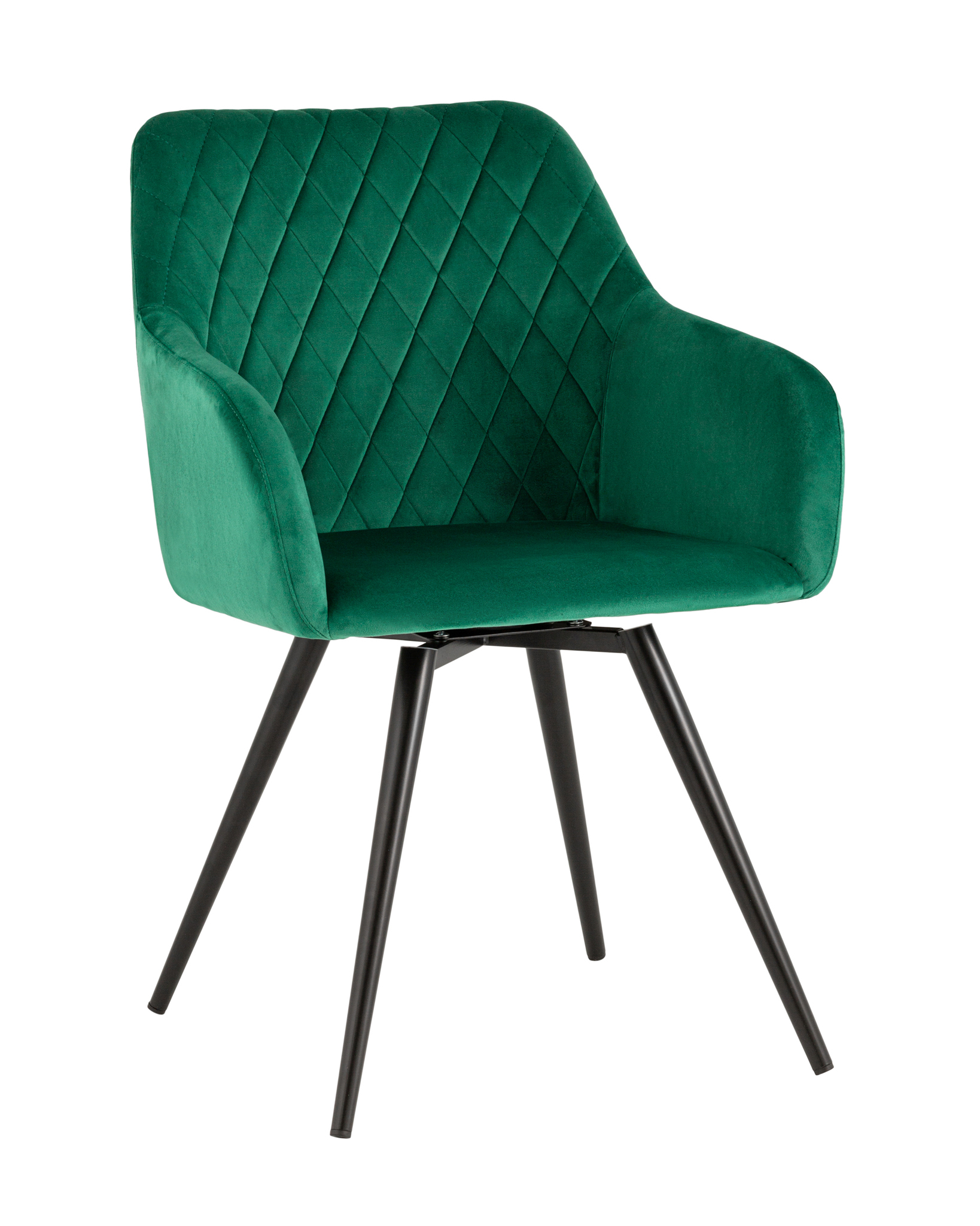 Стул вращающийся Дастин велюр зеленый Stool Group