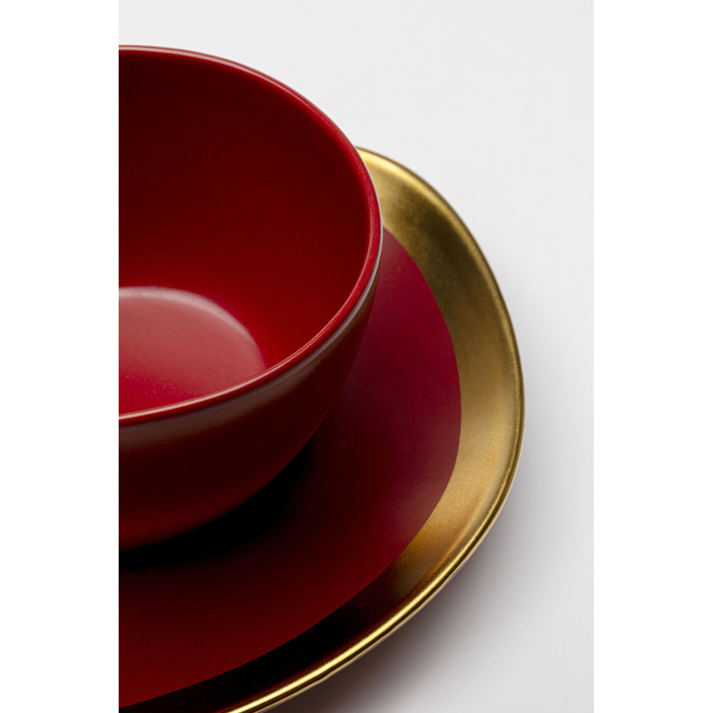 Чашка кофейная Vibrations Red (2/part) KARE 58155