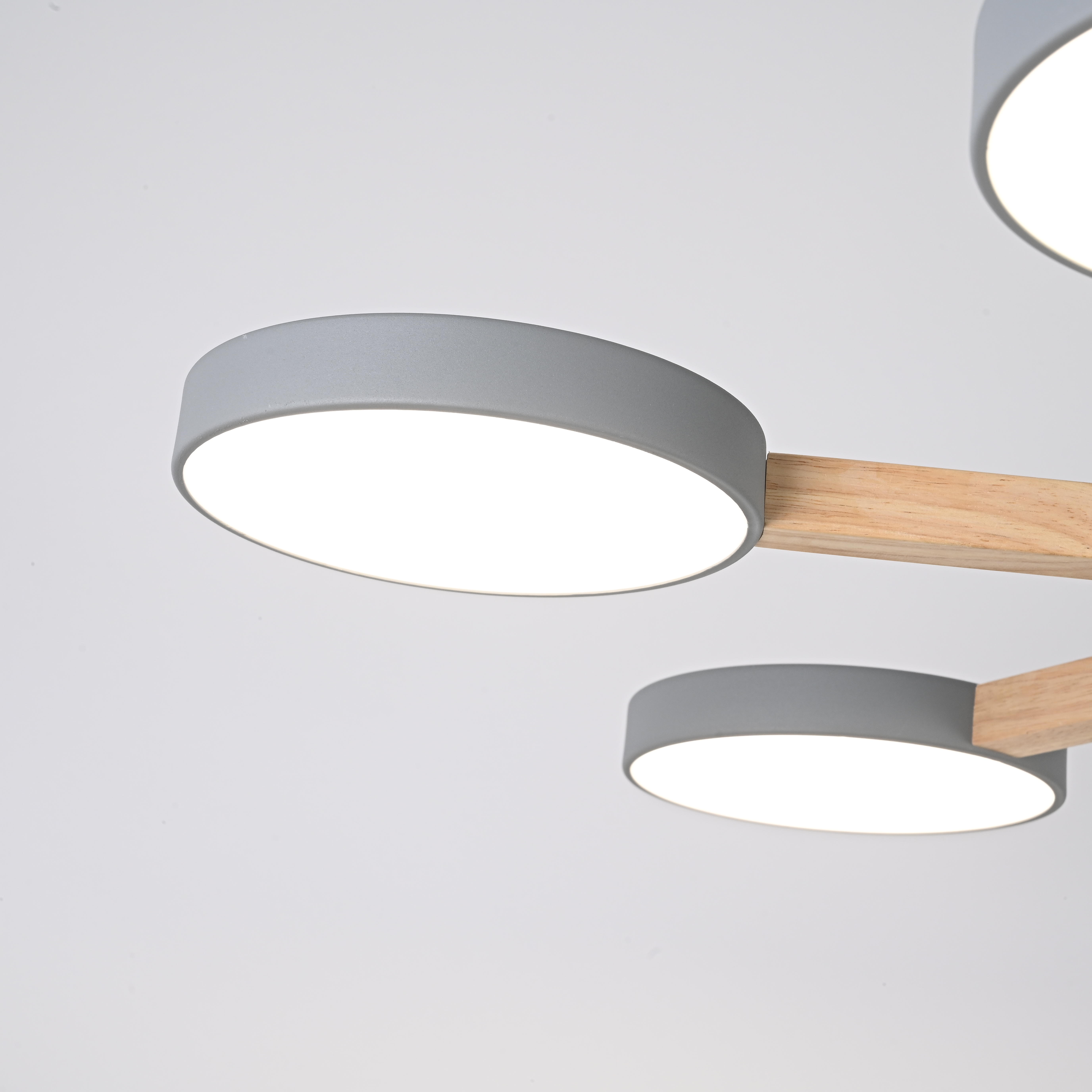 Потолочная люстра TURNA 6 Gray by ImperiumLoft