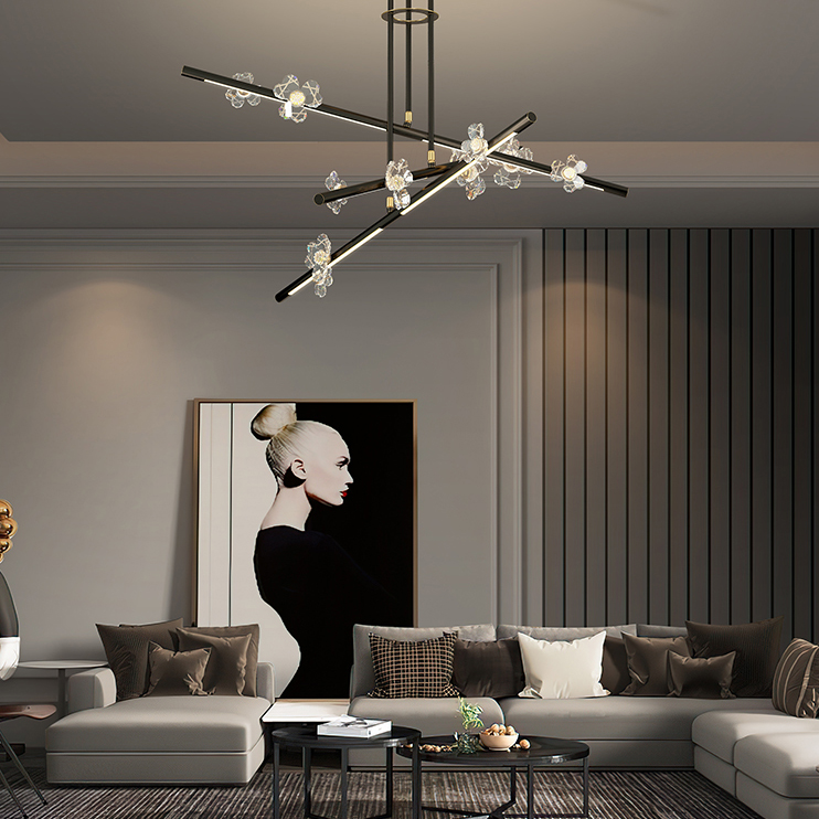 Потолочная люстра CAMILIA CH D120 Brass by ImperiumLoft