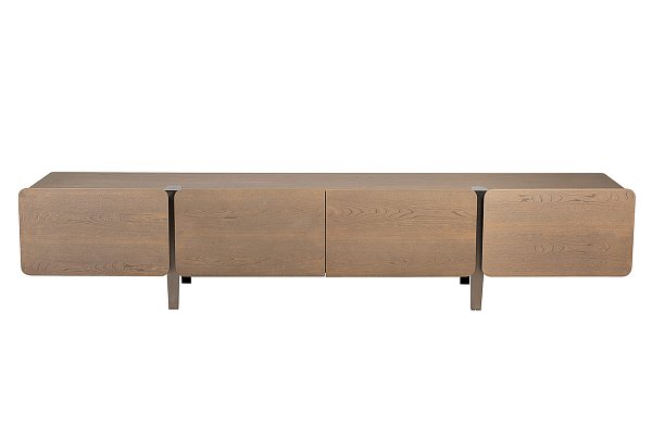 Тумба под телевизор Smooth шпон ясеня Garda Decor 58DB-22286
