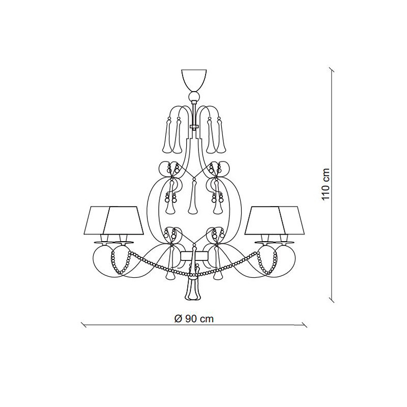 Люстра BAGA 2090