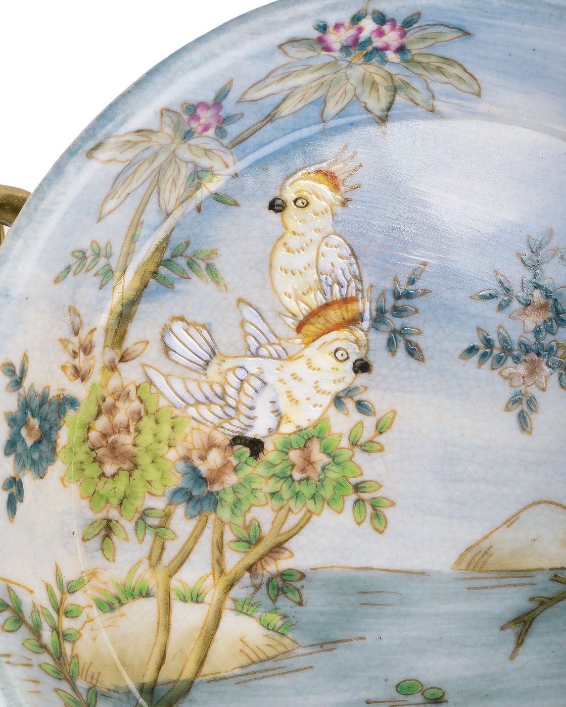 Блюдо на ангелах Glasar 31G2416/C914HC/HX2076