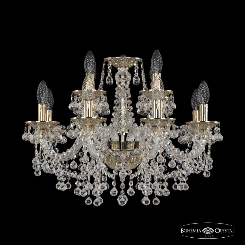 Подвесная люстра Bohemia Ivele Crystal 16109/8+4/195 G