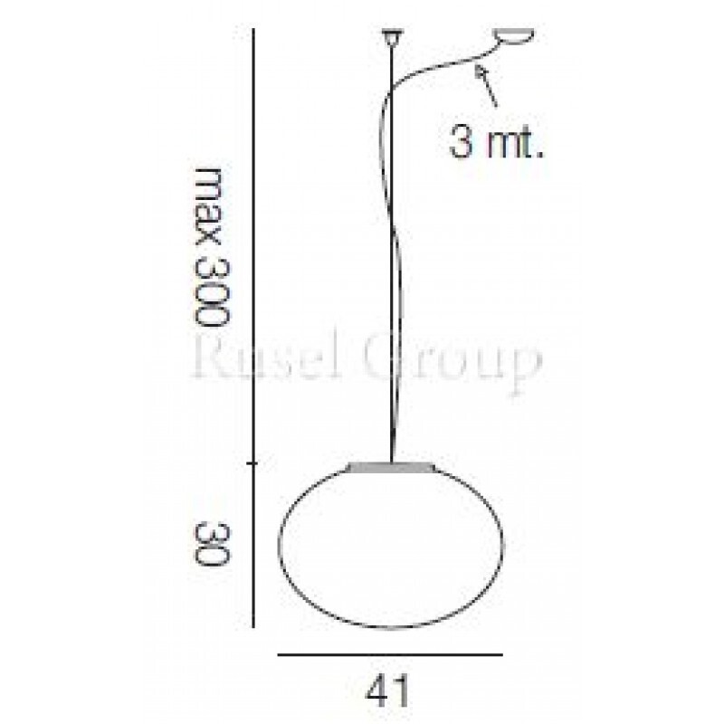 Подвесной светильник Vistosi LUCCIOLA SP M D1