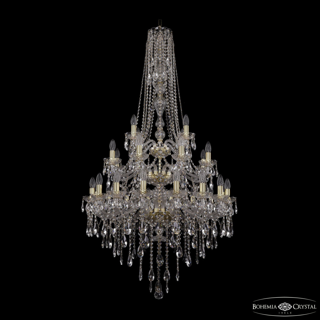 Люстра хрустальная 1415/16+8+4/300/h-155/3d G