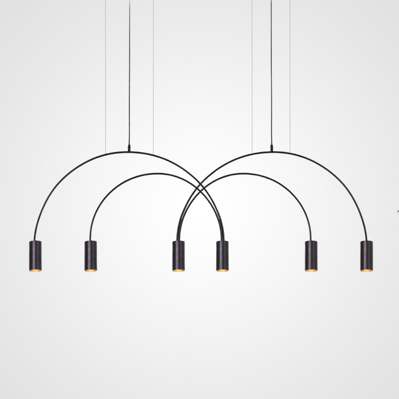 Подвесной Светильник Arc 6 Black By Imperiumloft