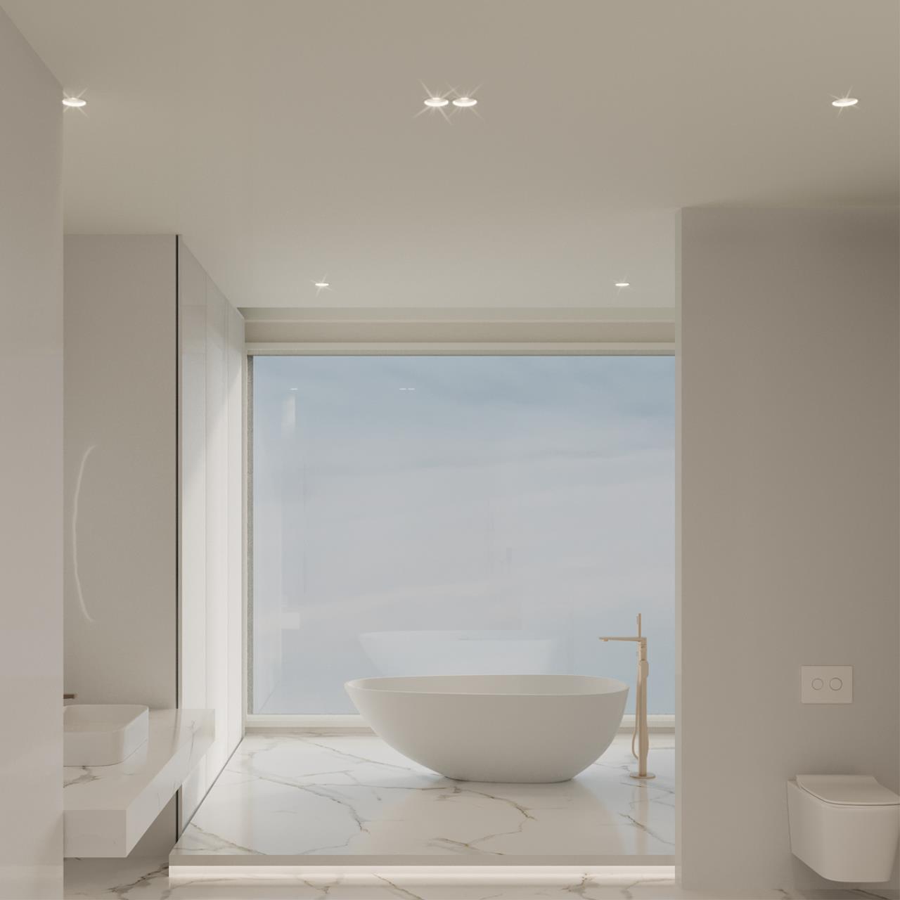 Встраиваемый светодиодный светильник с переключателем цветовой температуры Novotech 359424