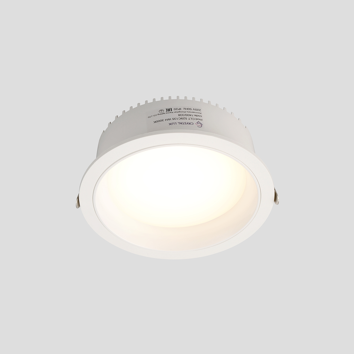Светильник встраиваемый Crystal Lux CLT 529C135 WH 3000K