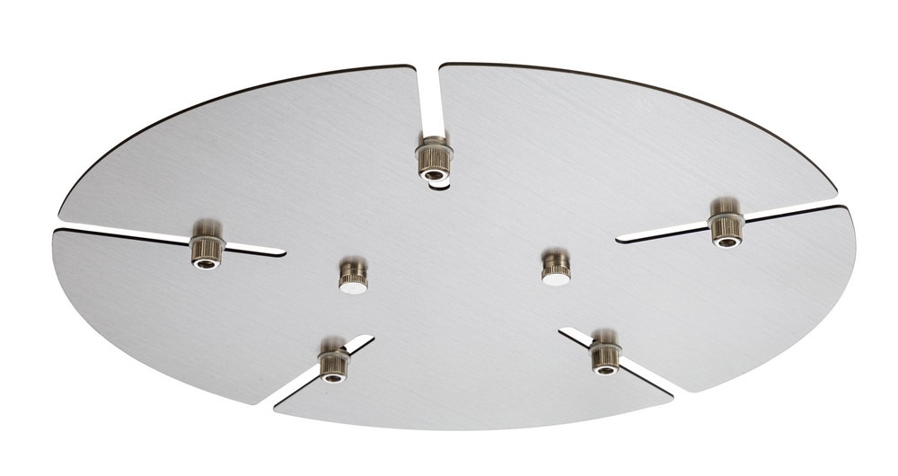 Универсальная потолочная база Crystal Lux Потолочная база D350-5 NICKEL