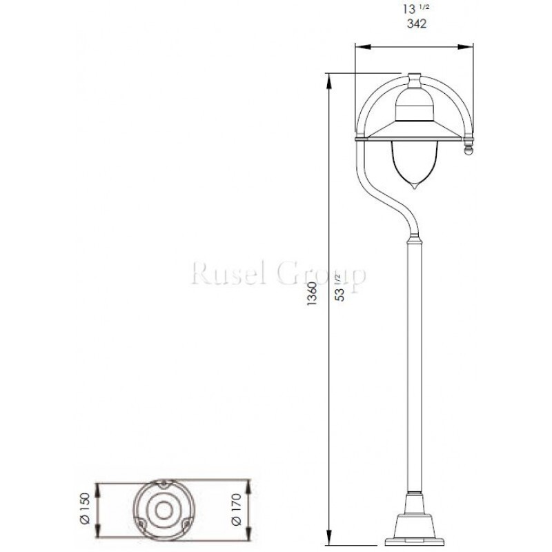Уличный светильник Kolarz PORTO 180 94064