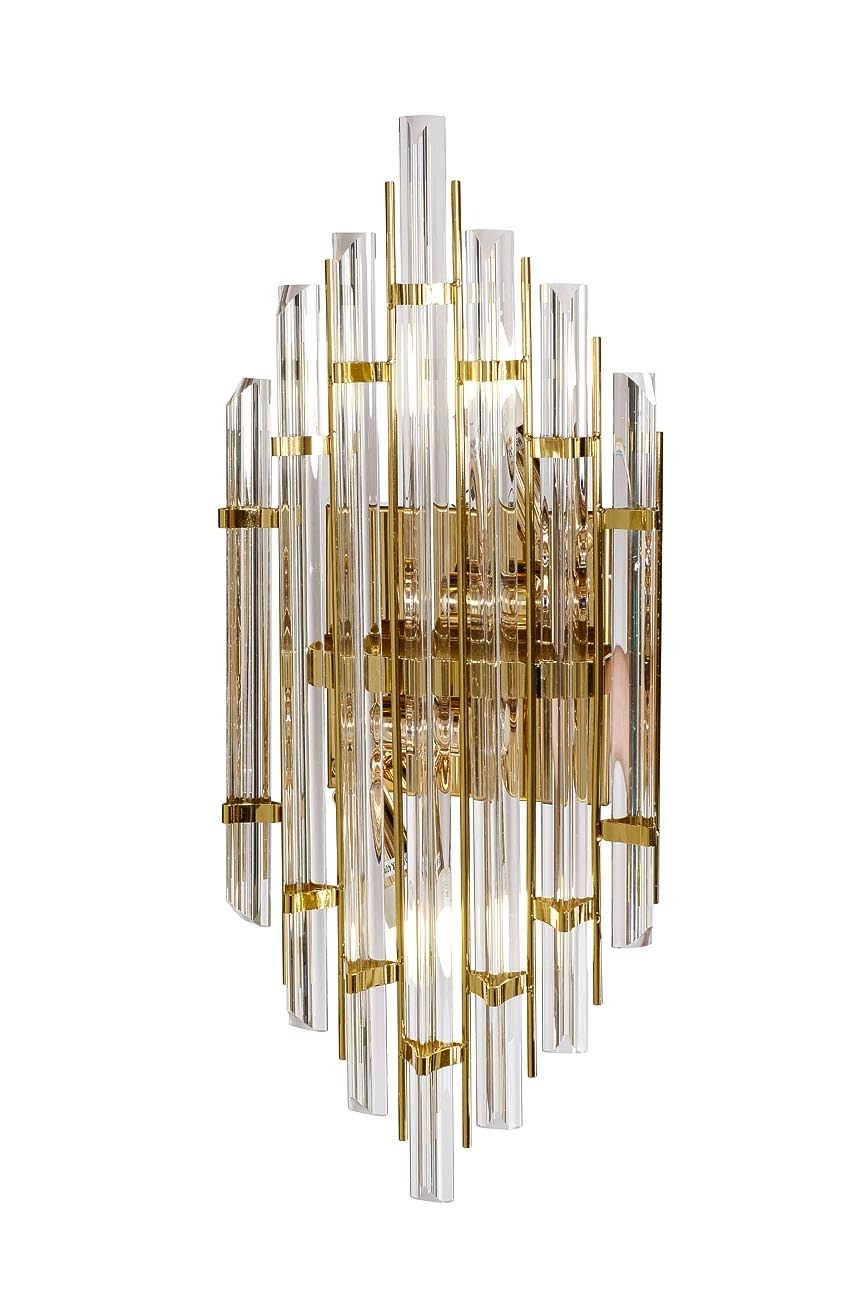 Бра стеклянное (золото) Garda Decor 62GDM-925