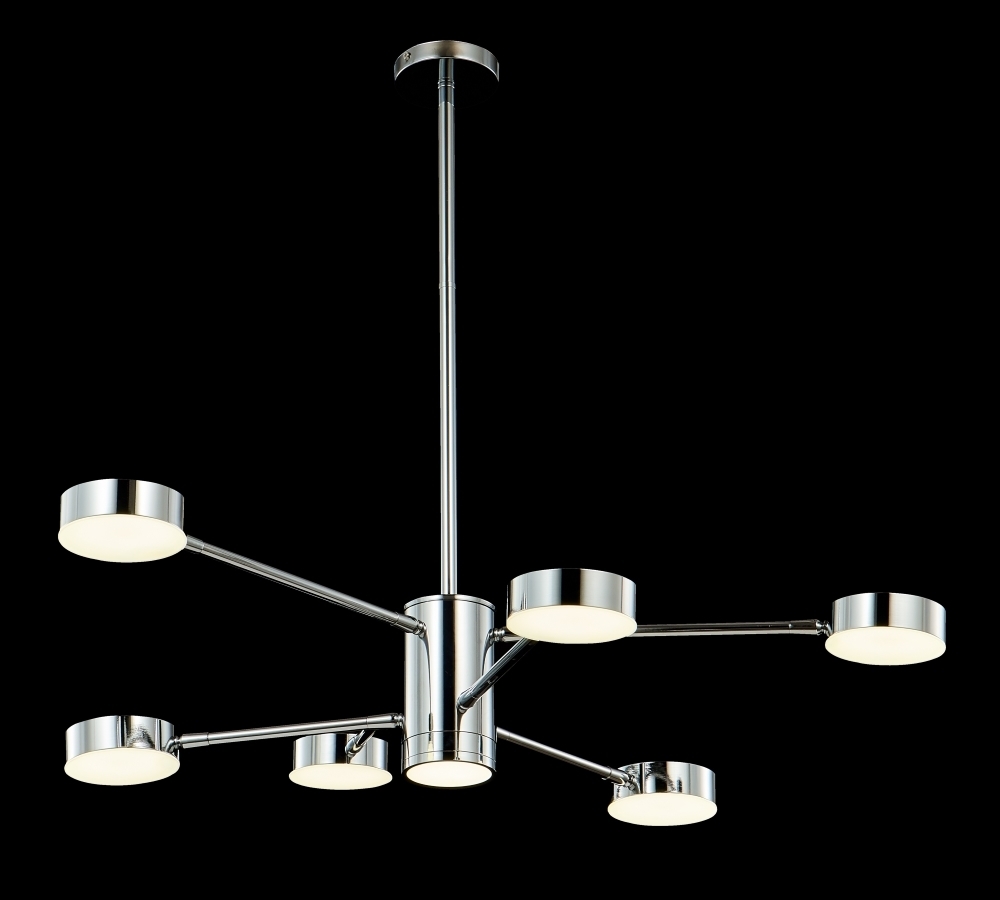 Люстра Crystal Lux GORACIO SP6+1 D800 CHROME