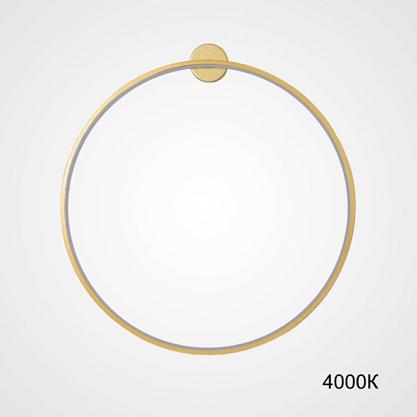 Настенный светильник GUARD B D100 Brass 4000К by ImperiumLoft