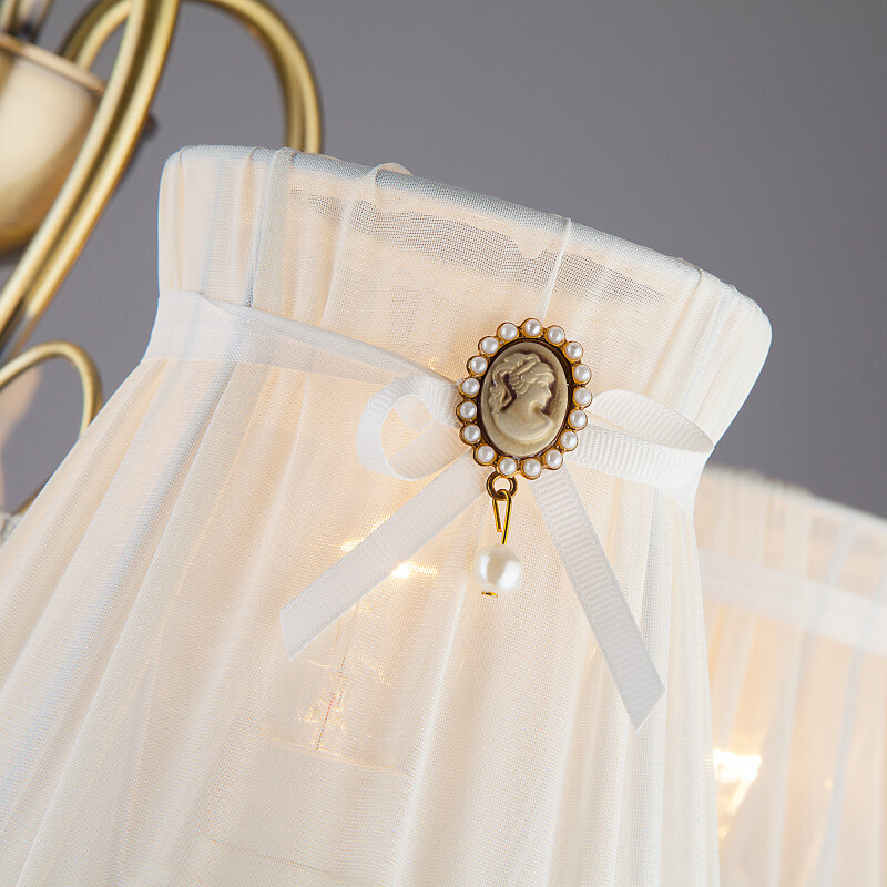 Подвесная люстра Eurosvet 60039/5 античная бронза