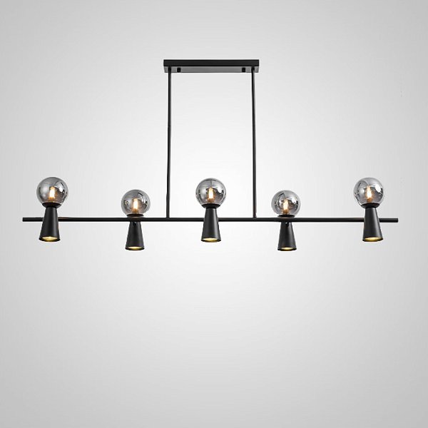 Потолочный светильник ABELINA LONG L10 Black Grey by ImperiumLoft