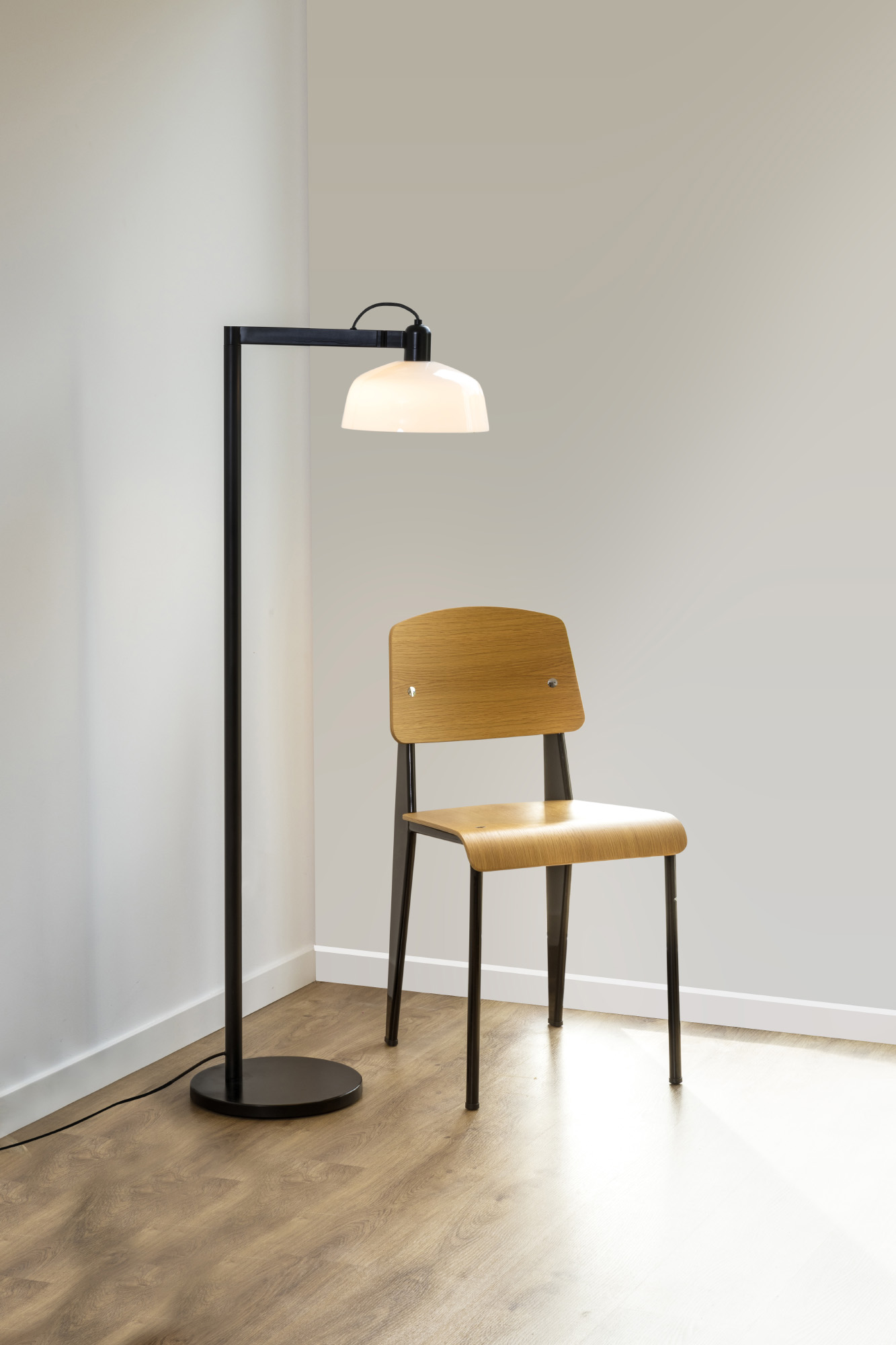 Белый торшер Tatawin 1xE27 Faro