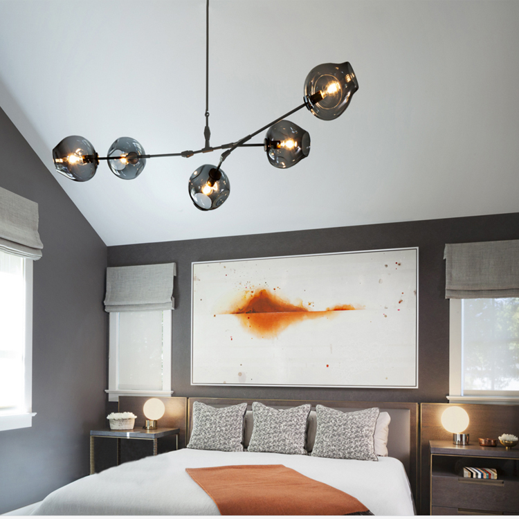 Люстра  Delight Collection Bubble 5 smoky