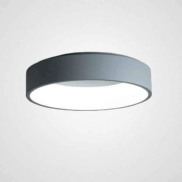 Потолочный светодиодный светильник TRAY D80 Gray by ImperiumLoft