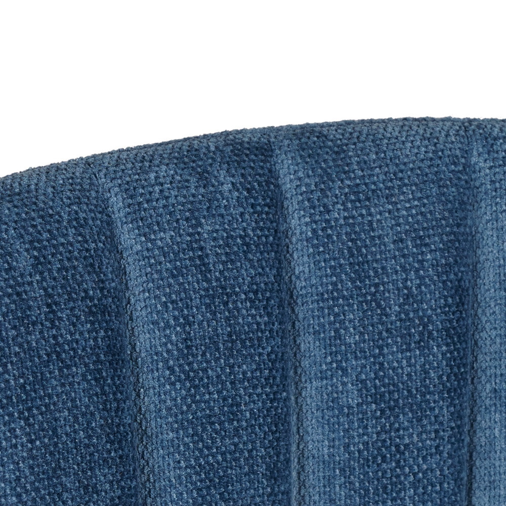 Стул Turin синий вельвет с хромированными ножками Bradex Home FR 0861