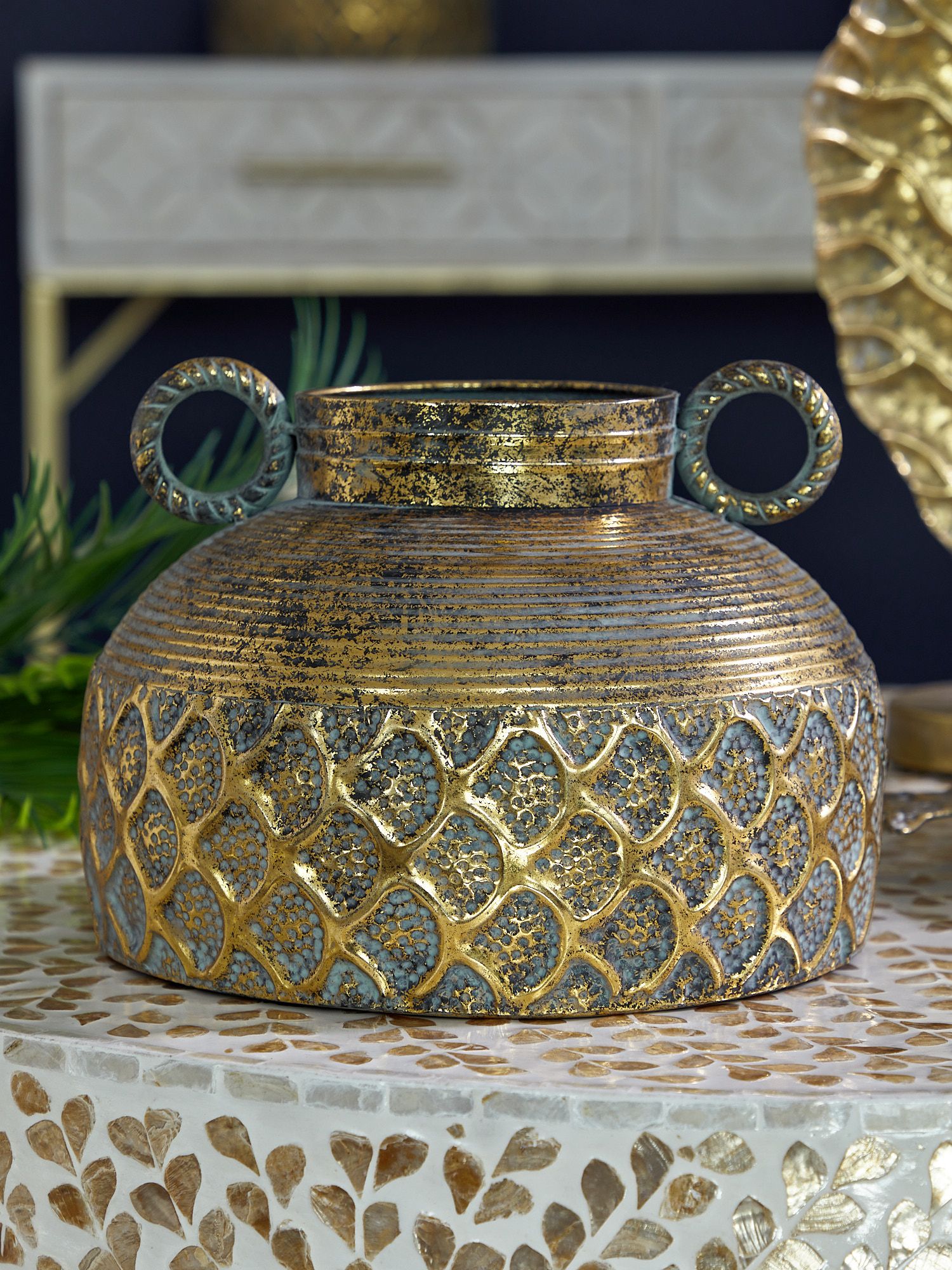 Ваза с ручками Glasar 57-405