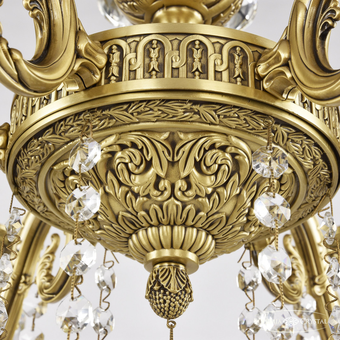 Люстра бронзовая с хрусталём 71201/6/210 A FP