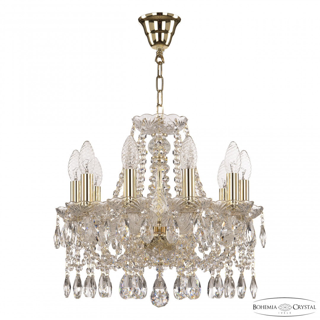 Люстра хрустальная 107/10/141 G Bohemia Ivele Crystal