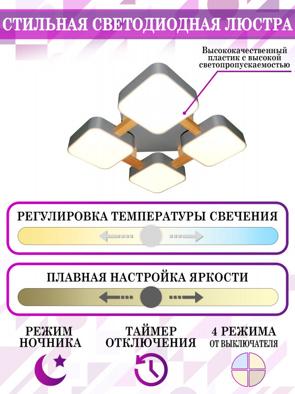 Накладной светильник Natali Kovaltseva LED LAMPS 81324