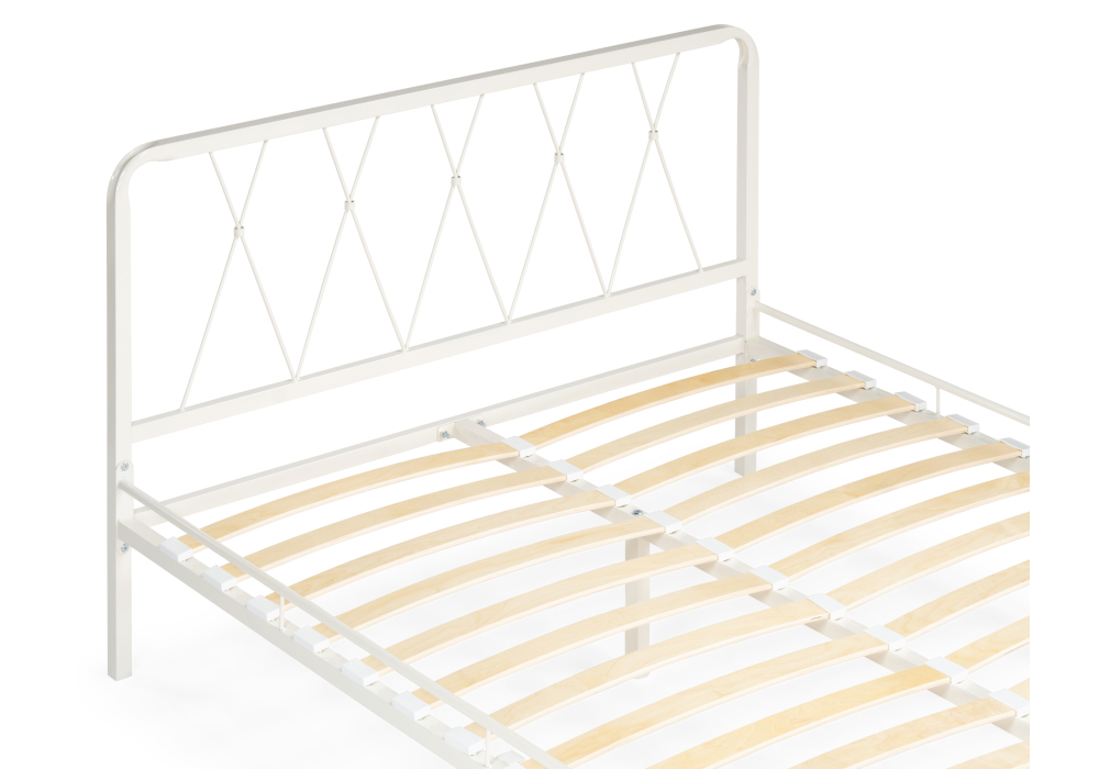 Кровать Woodville Иоханна 18 140х200 белая 511604