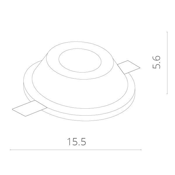 Встраиваемый светильник Arte Lamp A9215PL-1WH