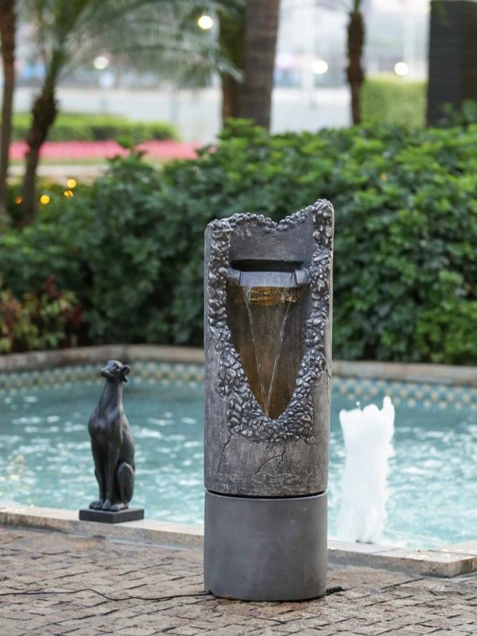 Фонтан садовый Горный водопад Glasar D8818CE-DS