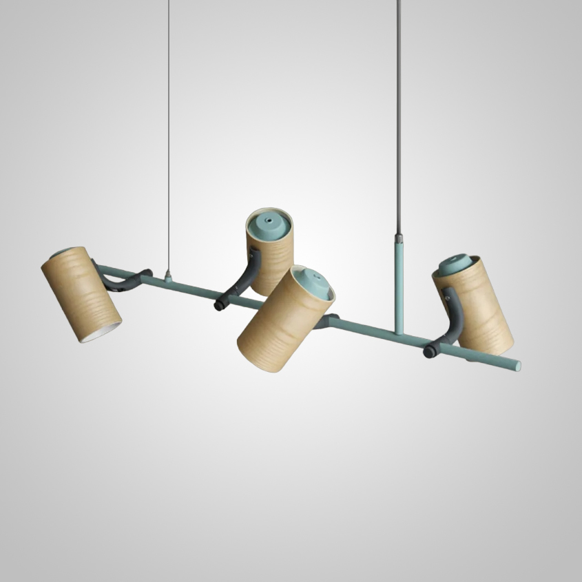 Подвесной реечный светильник BARREL A Blue by ImperiumLoft