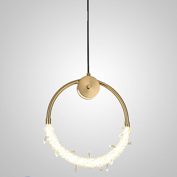 Подвесной светильник ACOSTA brass D 46 by ImperiumLoft