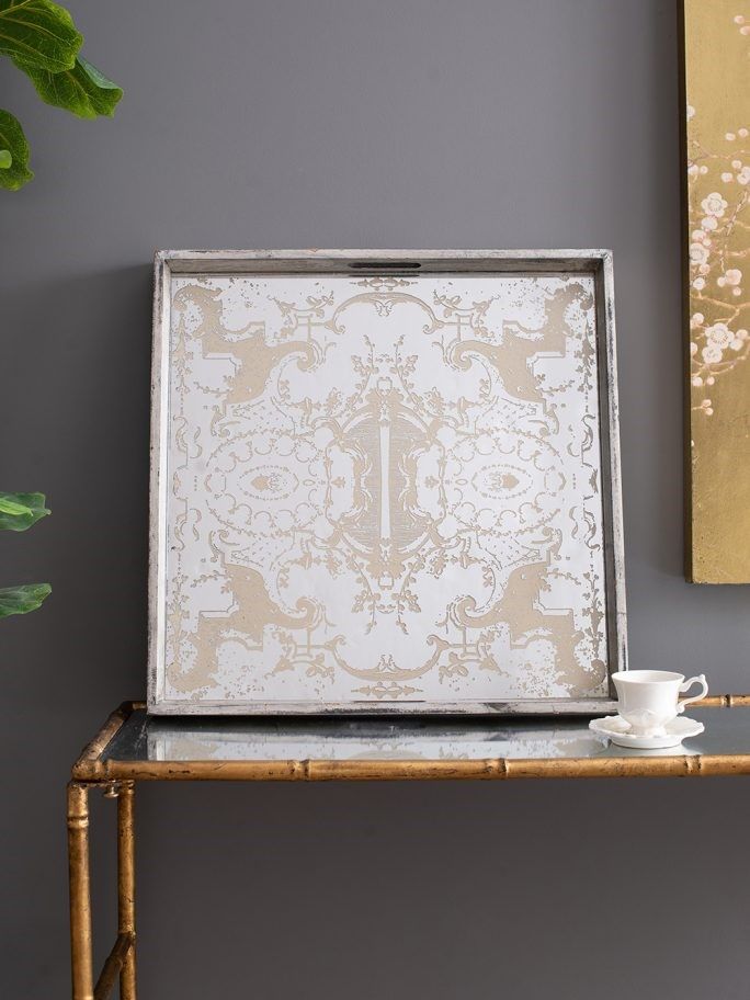 Поднос зеркальный Glasar 43646