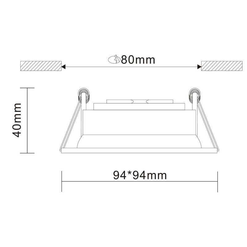 Встраиваемый светильник ST Luce ST208.518.01