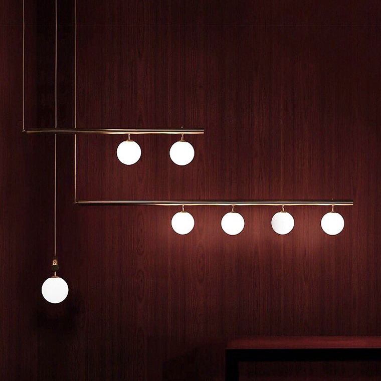 Подвесной светильник BARRA Gold 3 лампы by ImperiumLoft