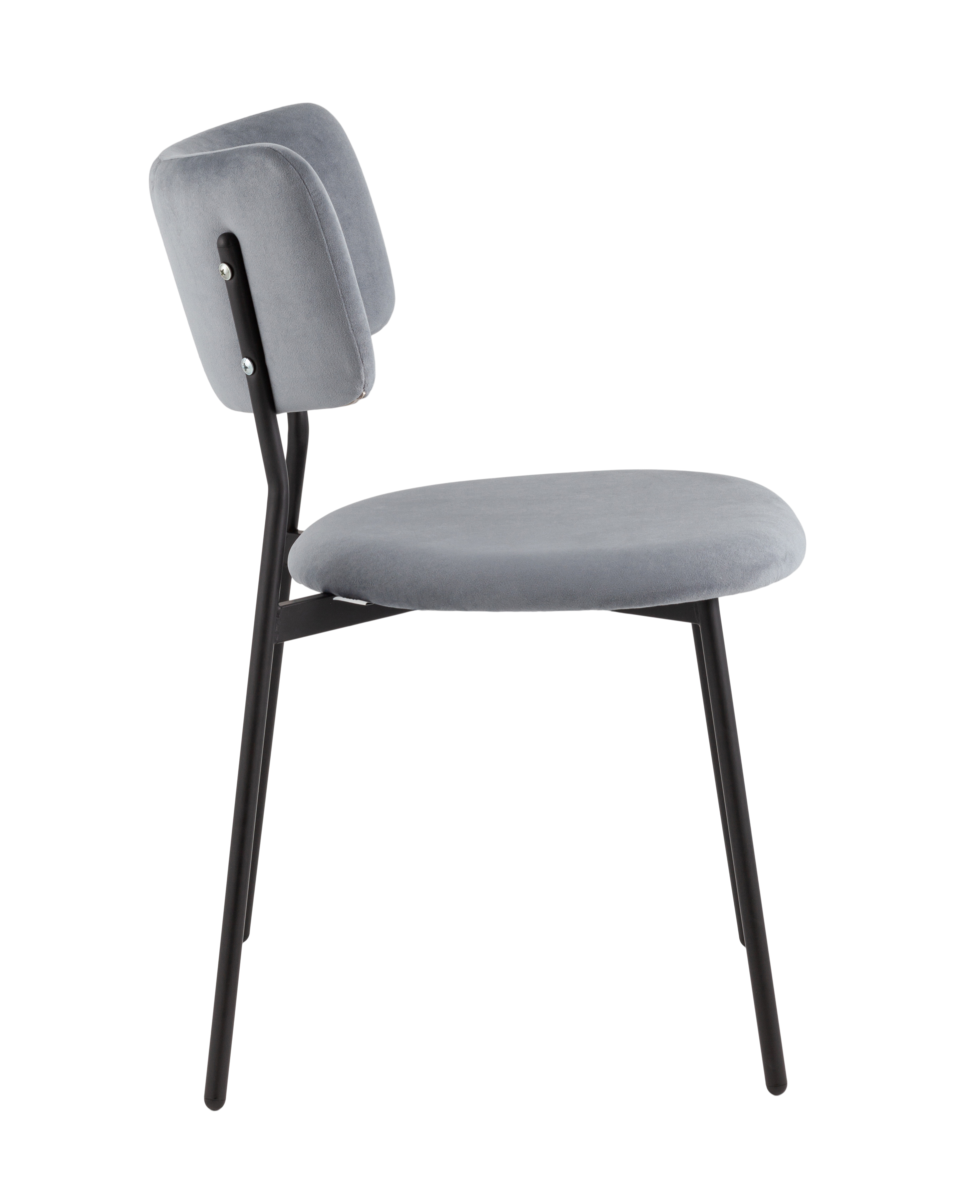 Стул Амелия велюр серо-голубой Stool Group