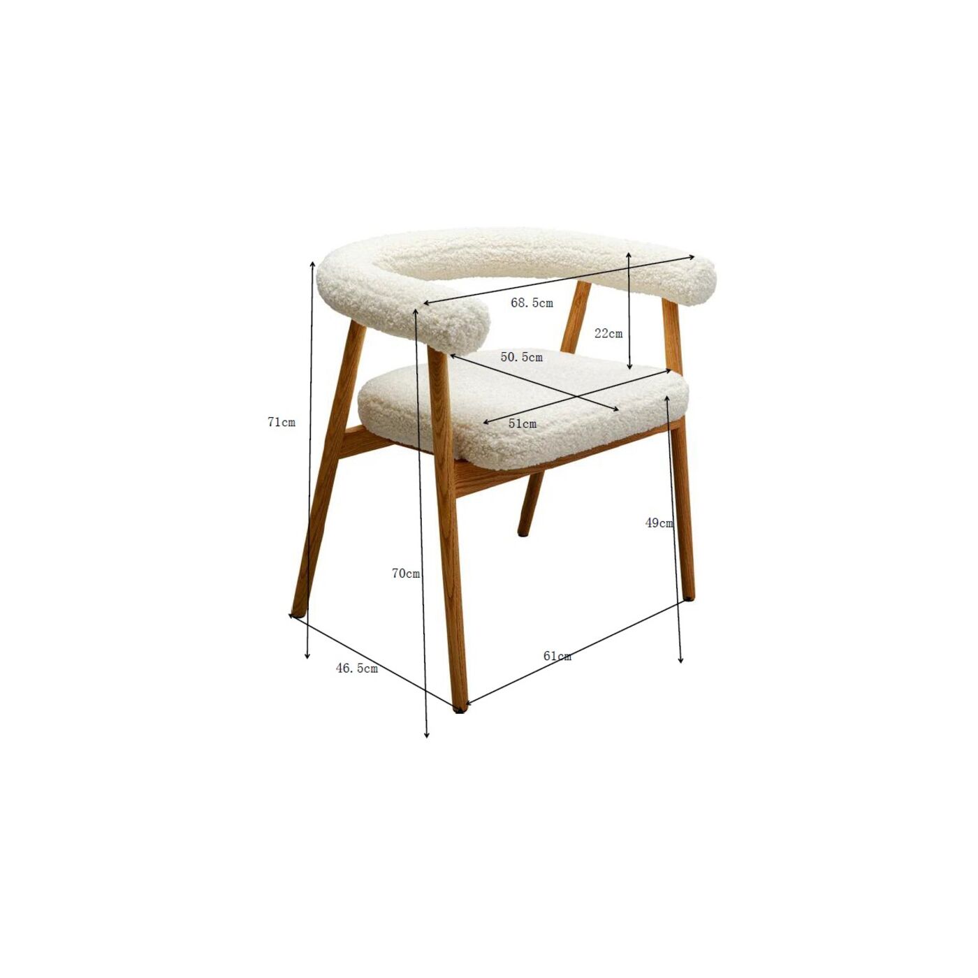 Стул с подлокотниками Elio KARE 70271