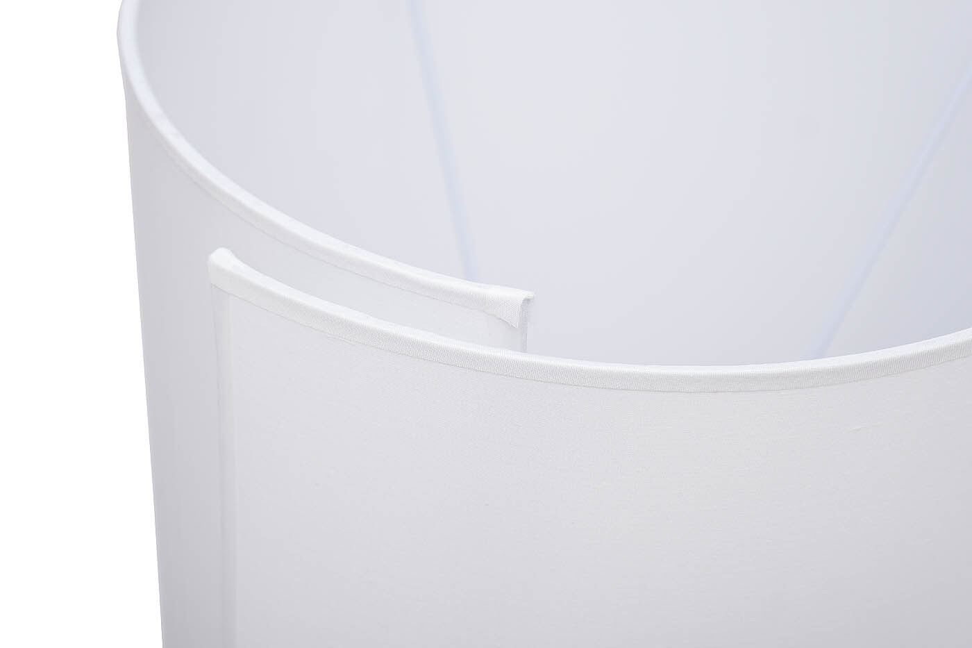 Лампа настольная с белым абажуром Garda Decor K2KM1254T-W