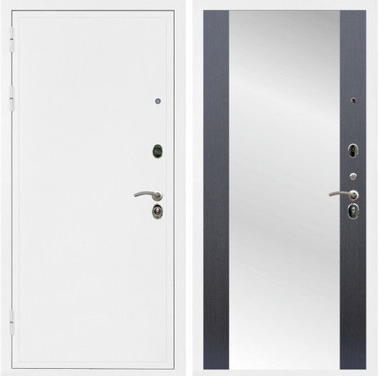 Дверь входная Graf Престиж Белая шагрень / МДФ 16 мм СБ-16 Венге