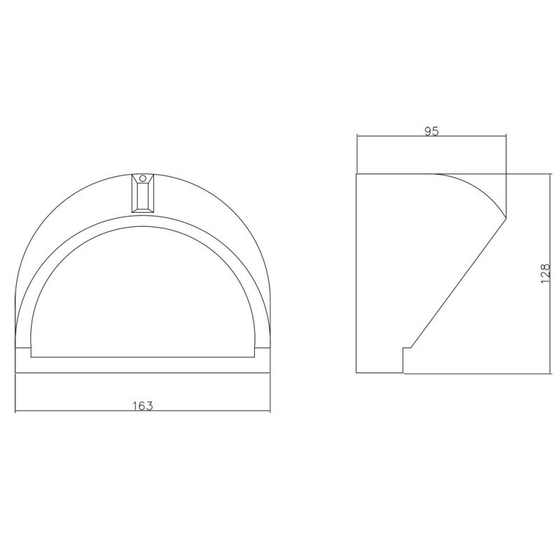 Светильник настенный Arte Lamp A2801AL-1BK