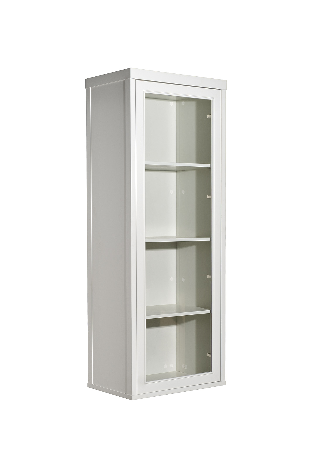 Шкаф-витрина 1 стеклянный фасад с тумбой прикроватной с 2-мя ящиками Garda Decor 151SV-000021