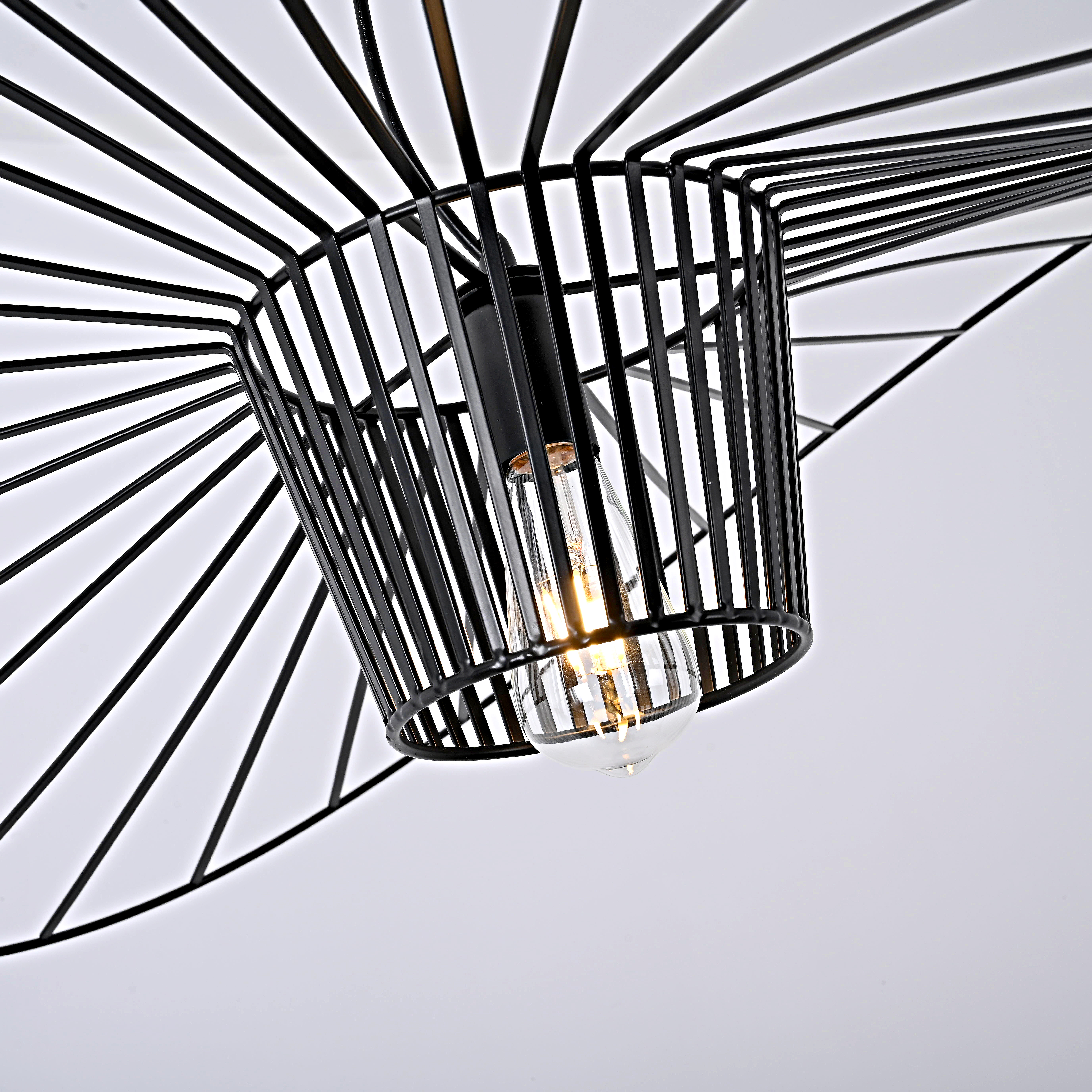Подвесной светильник HAT D100 Black by ImperiumLoft