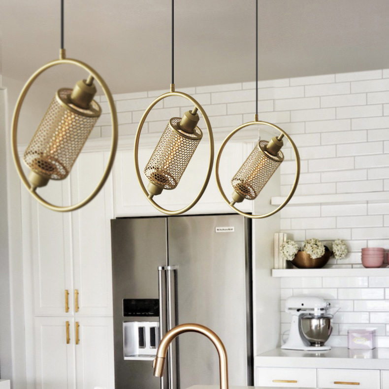 Подвесной светильник RESIST L45 Gold by ImperiumLoft