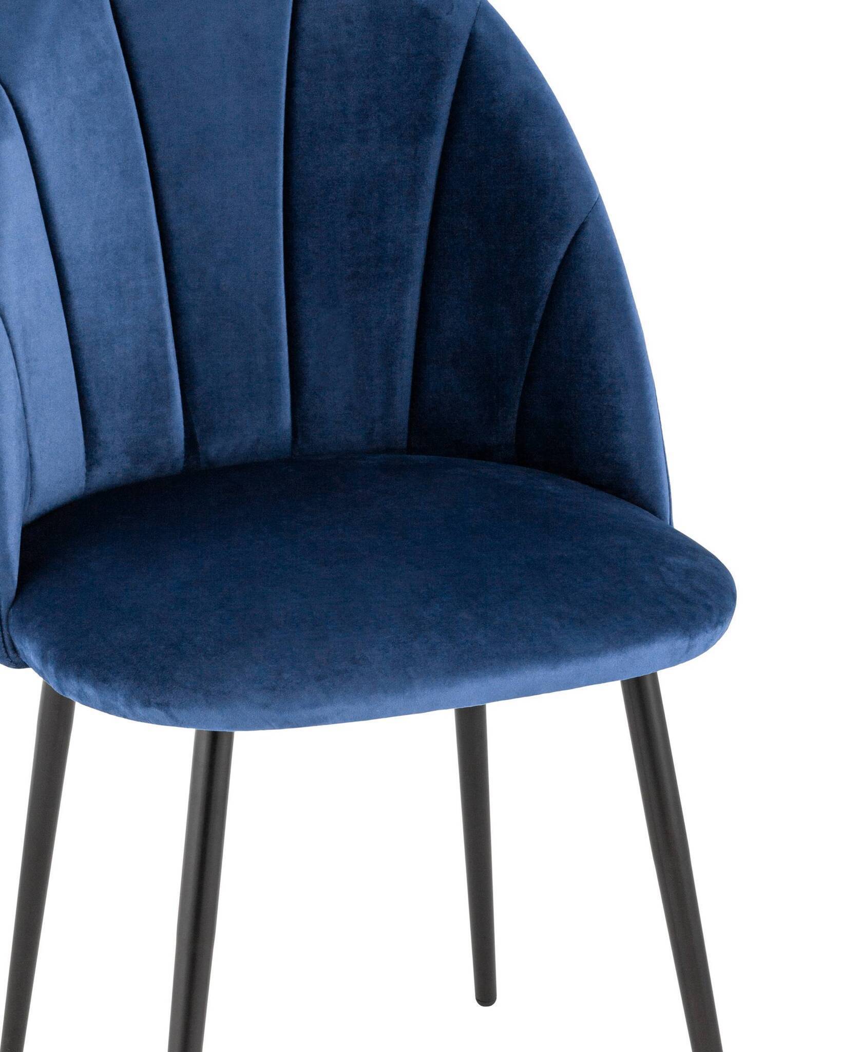 Стул Логан велюр синий Stool Group